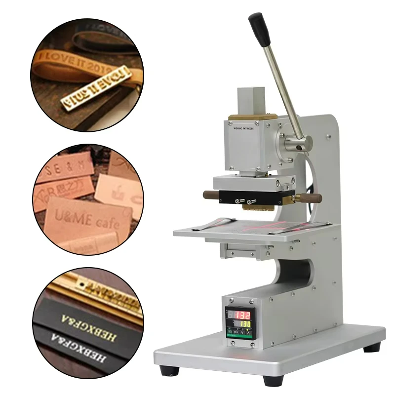 Laser Position DIY Letter Foil Stamping Machine Leather Embossing Notebook Gold Foil Stamping Machine