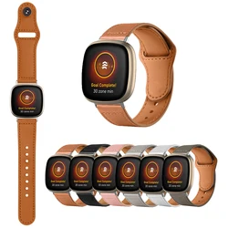 Fitbit Versa 4fitbit Versa 3sense 2fitbit Sense leather stylish business strap replacement for men and women wristbands