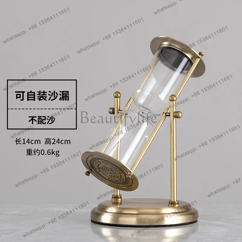 LJY Time Sandglass Timer Decoration Flowing Sand Desktop Ornament Birthday Creative Gift