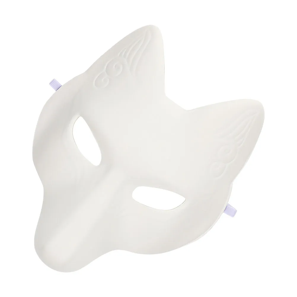 fox-face-mask-diy-blank-white-paintable-lightweight-for-kids-diy-craft-activity-party-favor-halloween-masquerade-prop-animal