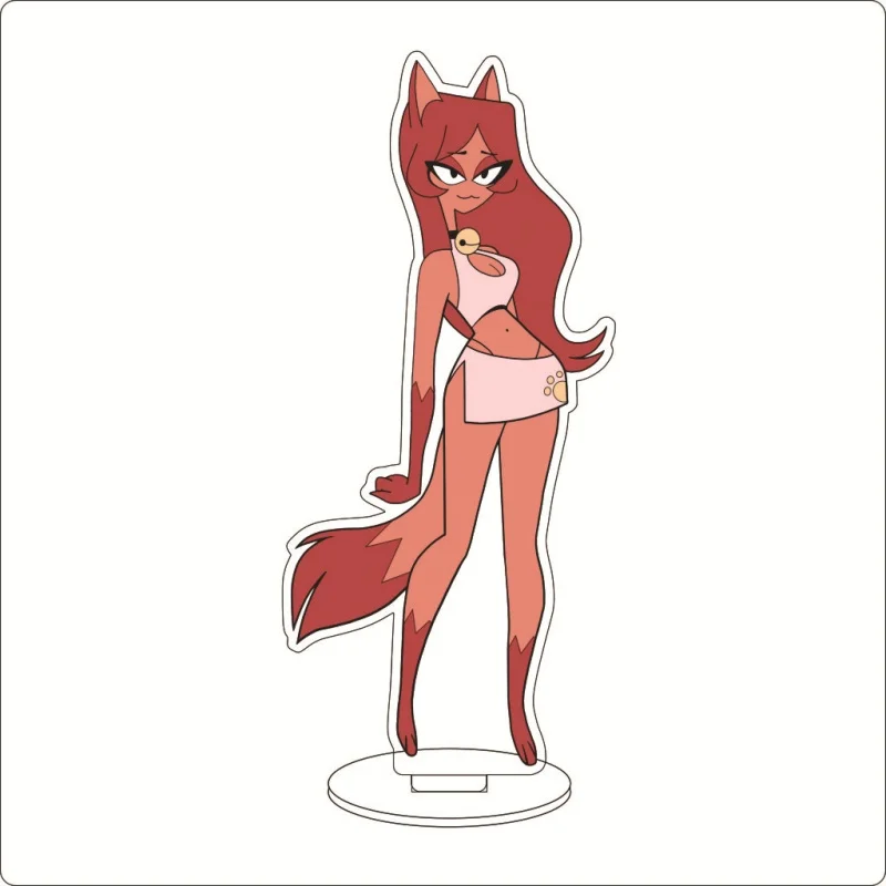 Hazbin Hotel Cartoon Anime Cosplay Figure Charlie Morningstar Alastor Husk Desktop Decoration HD Acrylic stand standing gift15CM view 6