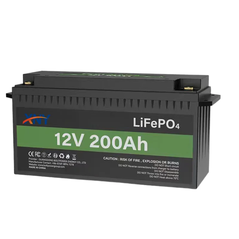 Batterie au Lithium fer Phosphate 12 volts 100Ah avec compteur LED, batterie LiFePO4, durée de vie de 10 ans, Protection basse e