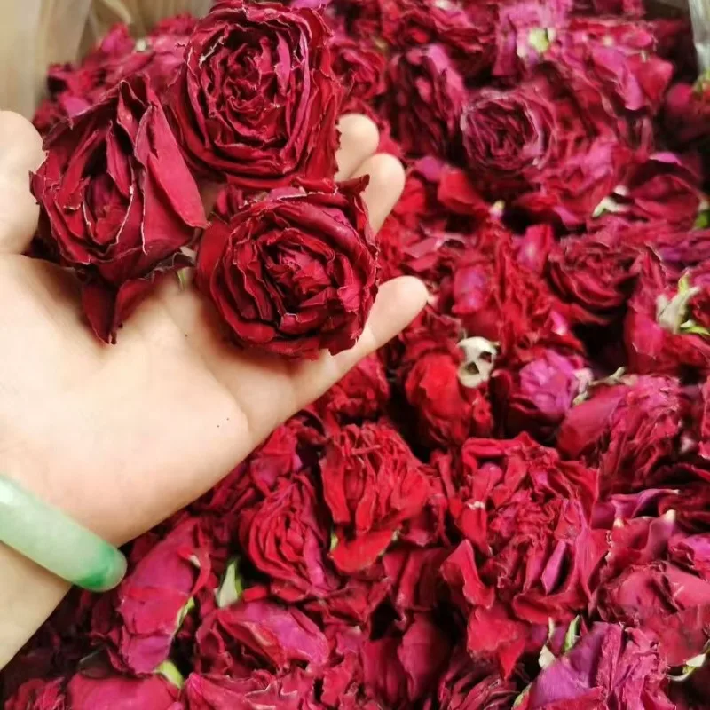 

100% Natural Bulk Red Roses Are Used For Wedding Party Decoration Crystal Making Handicrafts Bathing Whitening