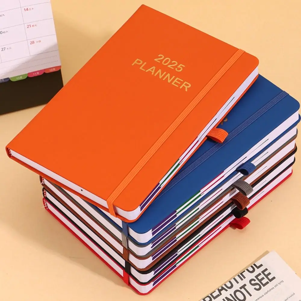 แบบพกพา A5 2025 Agenda Book Planner Reminder To Do List Schedule Book 365 วันหนา Planner อุปกรณ์สํานักงาน