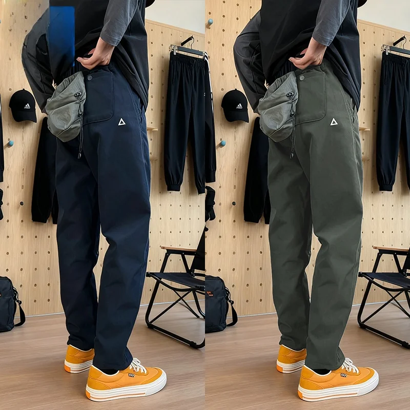 

Men's Fce Lined Outdoor Casual Pants Waterproof Cone ape Leisure Trousers e Label Warm Functional Long Trousers