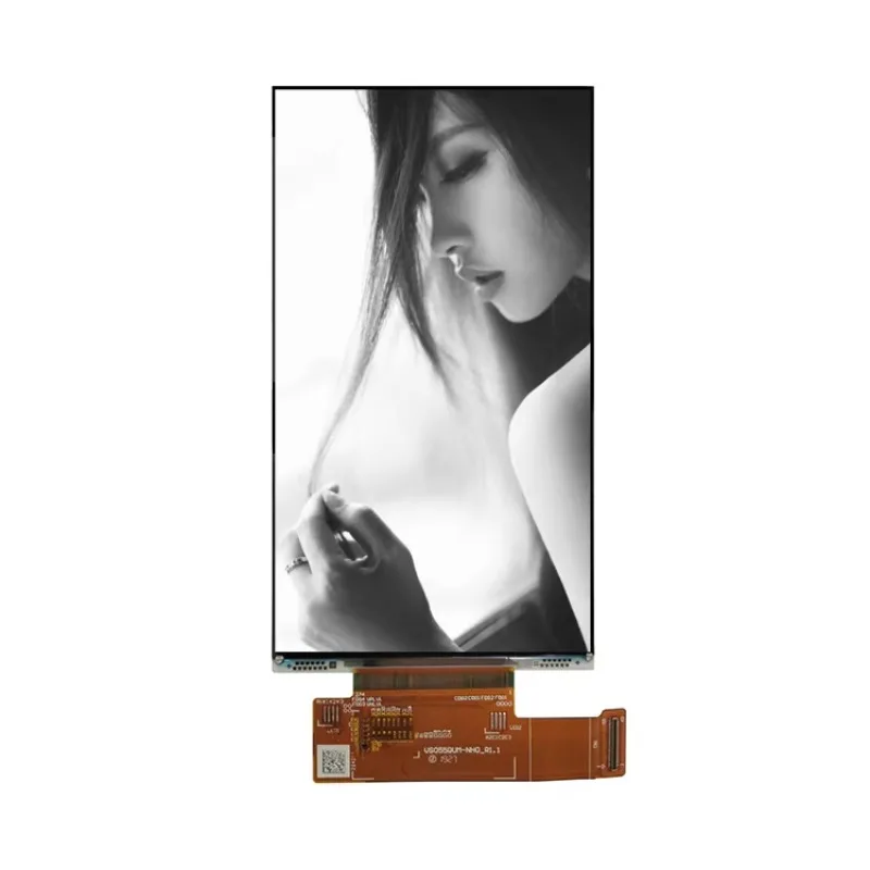 BOE VS055QUB-NH1-DQP0 MIPI 4lanes FOG 2160*3840 5.46 5.5 Inch 4K Monochrome LCD Display 60 PIN for 3D Printing Device