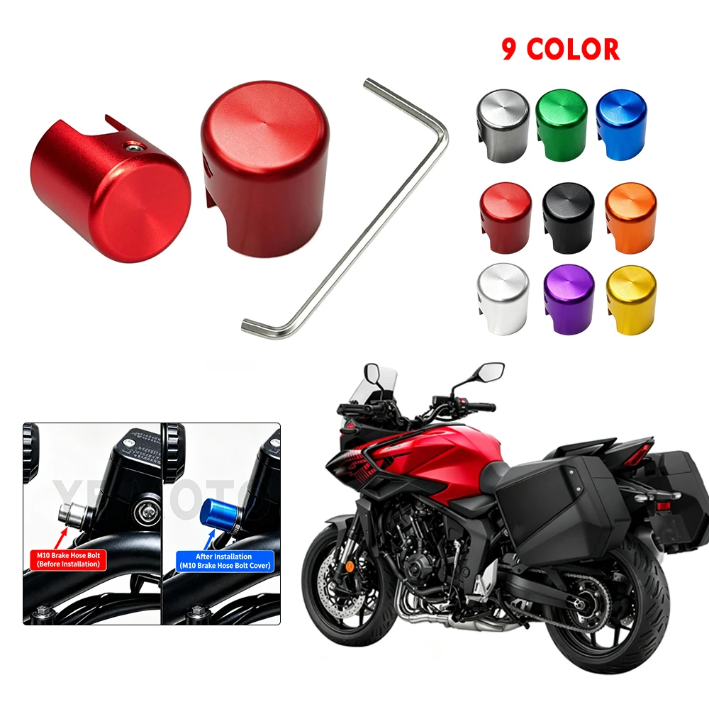 Motorcycle Brake Screws Decorative Cover For Honda CB1000F SE CB1000GT CB1000 GT CB 1000 2026 Brake Hose Screw Protector