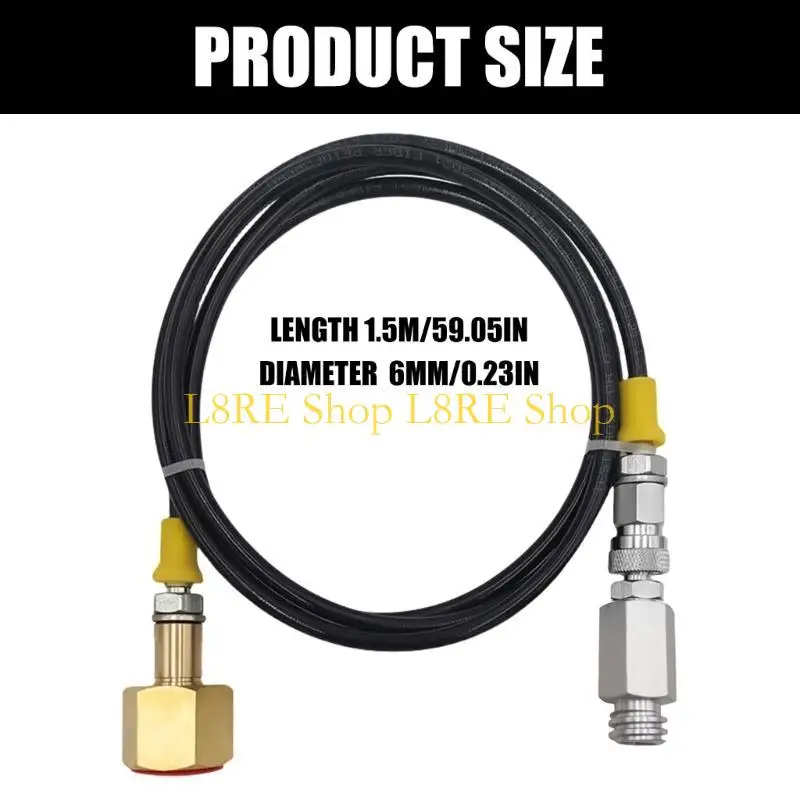 L8RE CGA320 إلى TR21-4 صانع الصوديات CO2 دبابات الأسطوانة المحول المباشر W21.8-14 صانع الغوازات الغامضة للضغط العالي