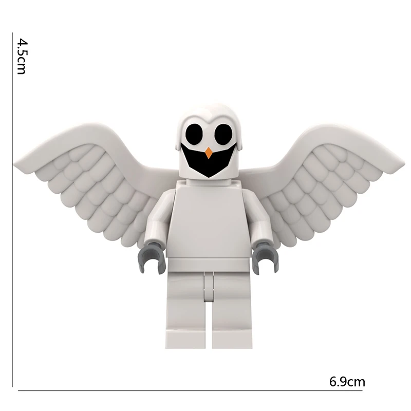 99 Nachten In Het Bos Mini Herten Uil Geit Monster Bouwstenen Model Gemonteerd Bouwstenen Kinderen Speelgoed Plastic pop
