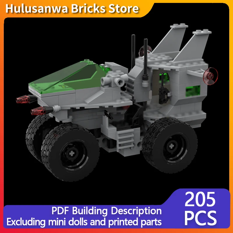 

Space Mobile Recovery Vehicle Model MOC Building Bricks War Equipment Modular Technology Gift Holiday Assemble Children Toy Suit