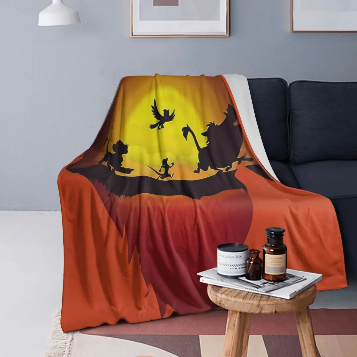 

Hakuna Matata Blankets Soft Warm Flannel Throw Blanket Bedding for Bed Living room Picnic Travel Home Couch