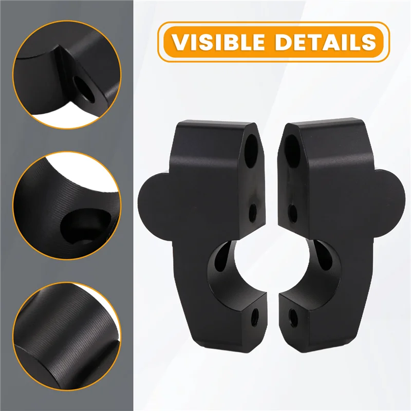 A73X-Motorcycle Accessories Handlebar Riser Clamp Adapter Handle Bar Height Lift Mount For Voge CU525 CU 525