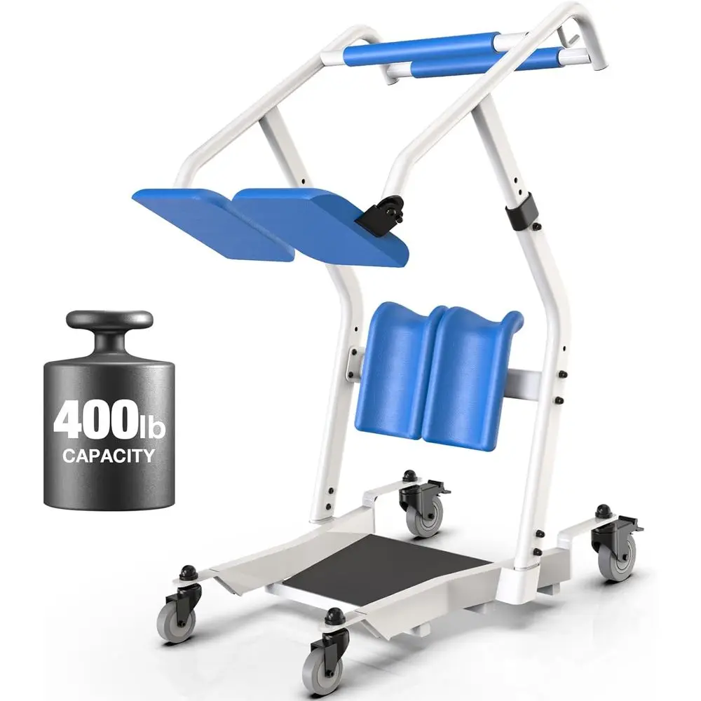 

Upgraded Stand-Assist Transfer Chair with Wheels for Elderly and Disabled Adults at Home Care