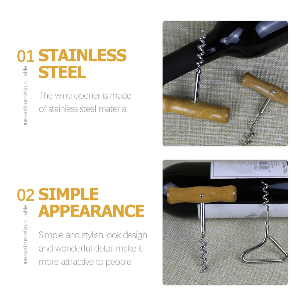 

4pcs Wine Bottle Opener Red Wine Opening Tool Manual Metal Multi-Function Opener Portable Canned Beverage Kitchen Gadget