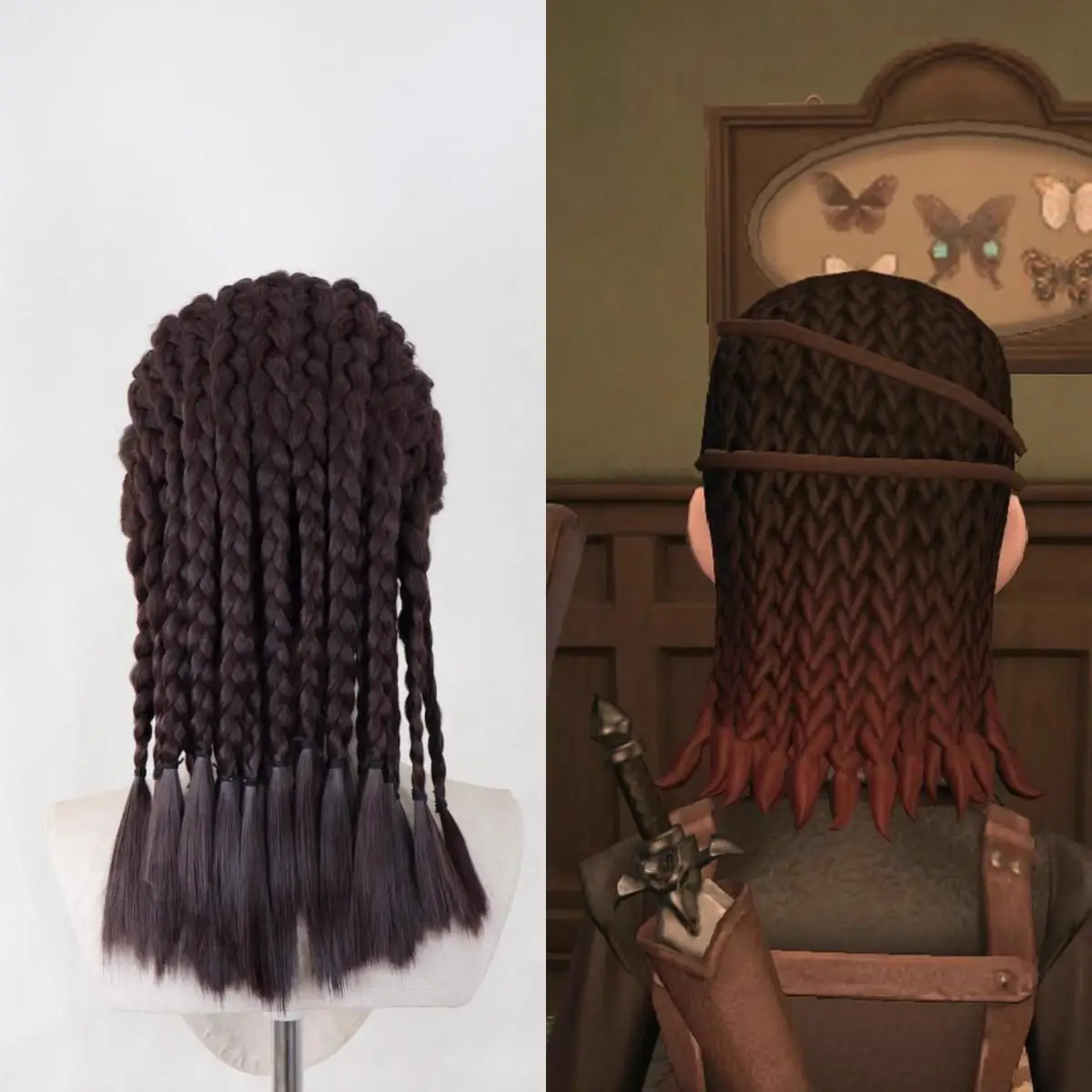 Handmade Cosplay Wigs for Identity V Blessed Crane Luciano Di Russo