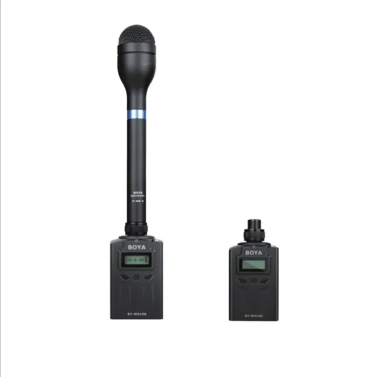 

High end Interview microphone wireless microphone wireless Plug-on transmitter