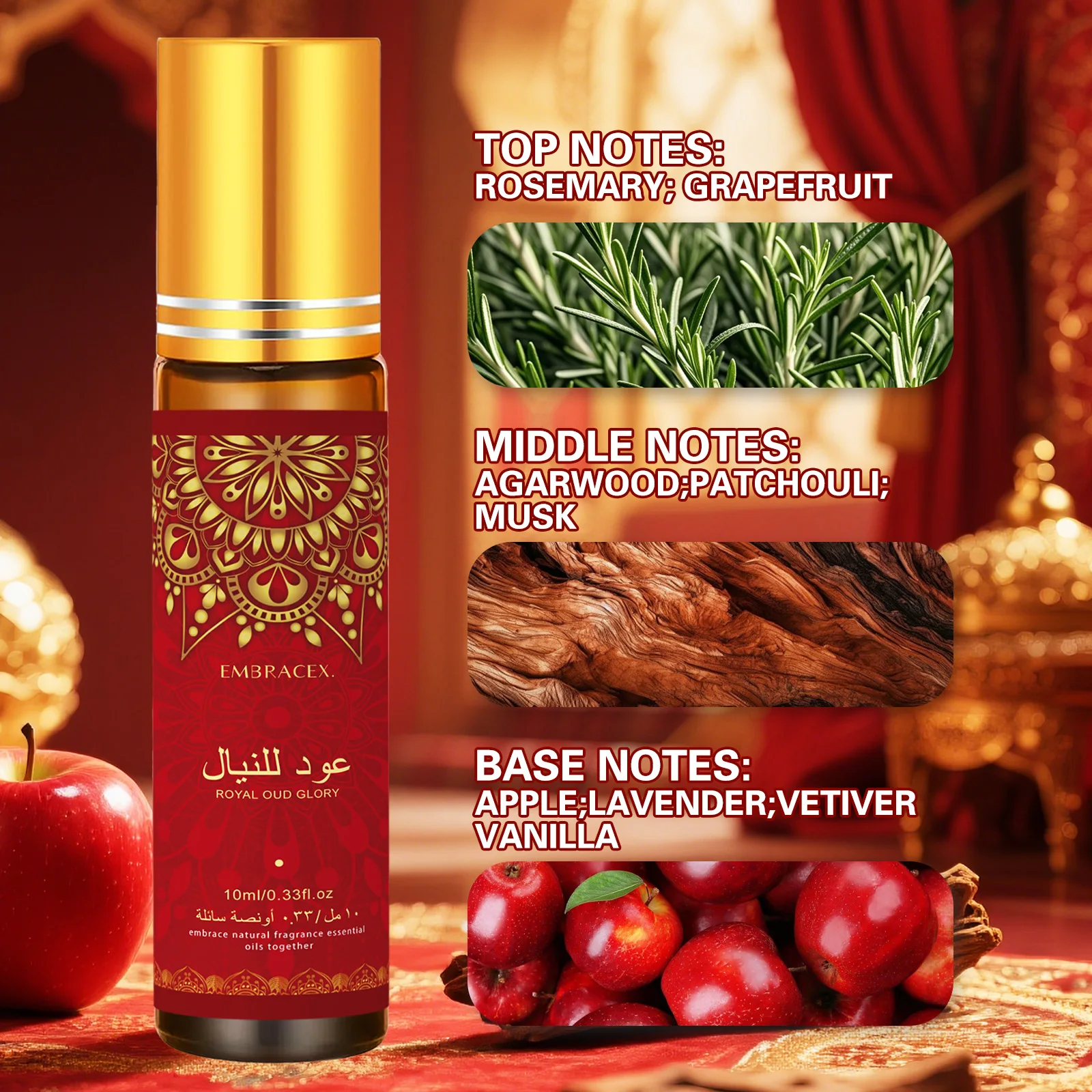 Xerjoff Perfume Fragrance - Olio Essenziale Royal Oud Glory 10ml