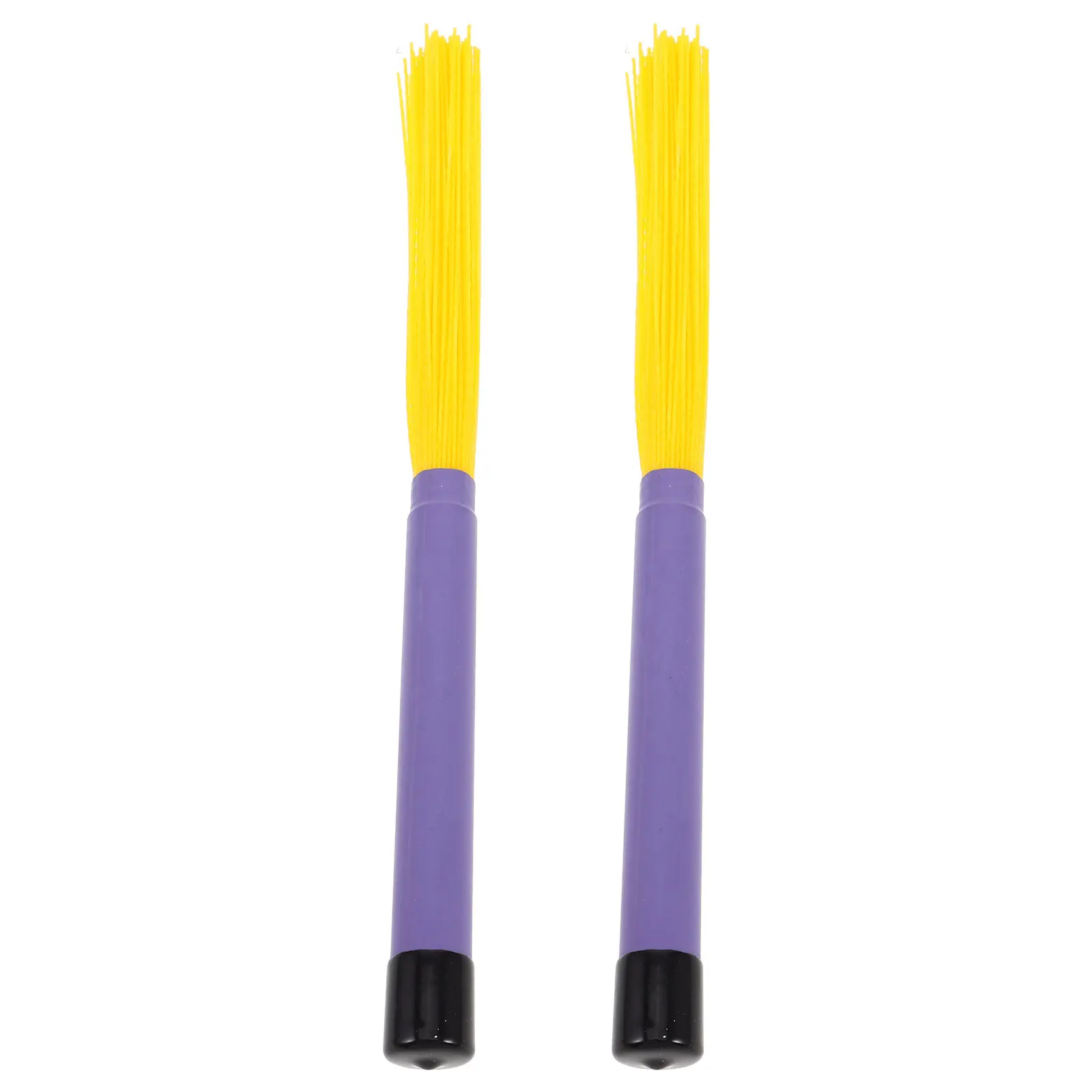 

Nylon Drum Brushes High Elasticity Percussion Instrument Accessory Yellow H sticks Jazz Drumming Wire Bunch Music