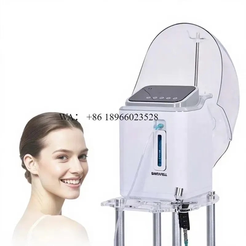 WMWMNU Newest O2toDerm Acne Removal Whitening Oxygen Jet Device With Dome Face Rejuvenation Jet Peel Oxygen Facial