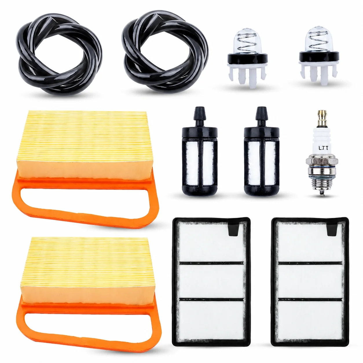 Air Fuel Filter Kit Spark Plug Fuel Line Primer Bulb For Stihl TS410 TS420 TS410Z TS420Z Saw Replaces 42381401800 42381404403