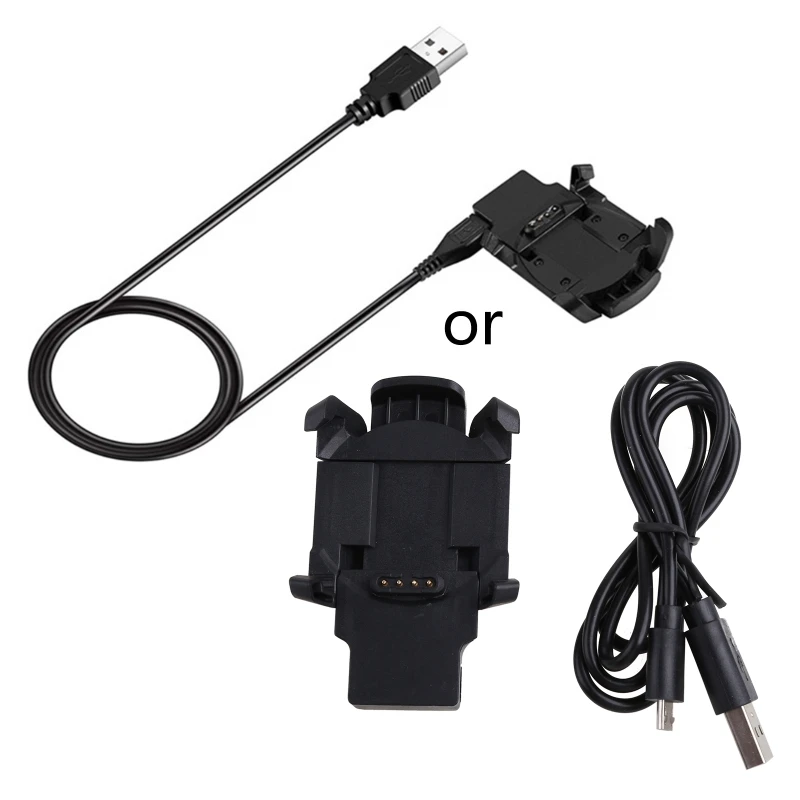 

USB-док-станция для зарядки, портативный адаптер питания, соединительный кабель для быстрой зарядки, подходит для Garmin-Descent