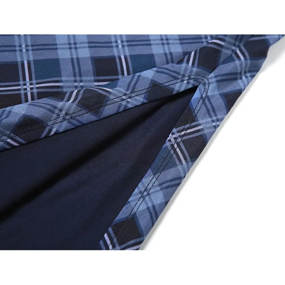 Retro Y 2K Kokerrok Geruite Print Slim Fit Maxi Rok Chic Split Rechte Rok