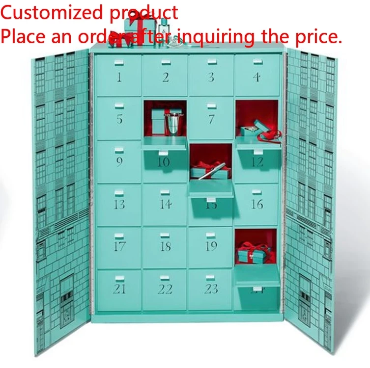 

2025Handmade Custom Decoration Paper Christmas Gift Advent Calendar Box