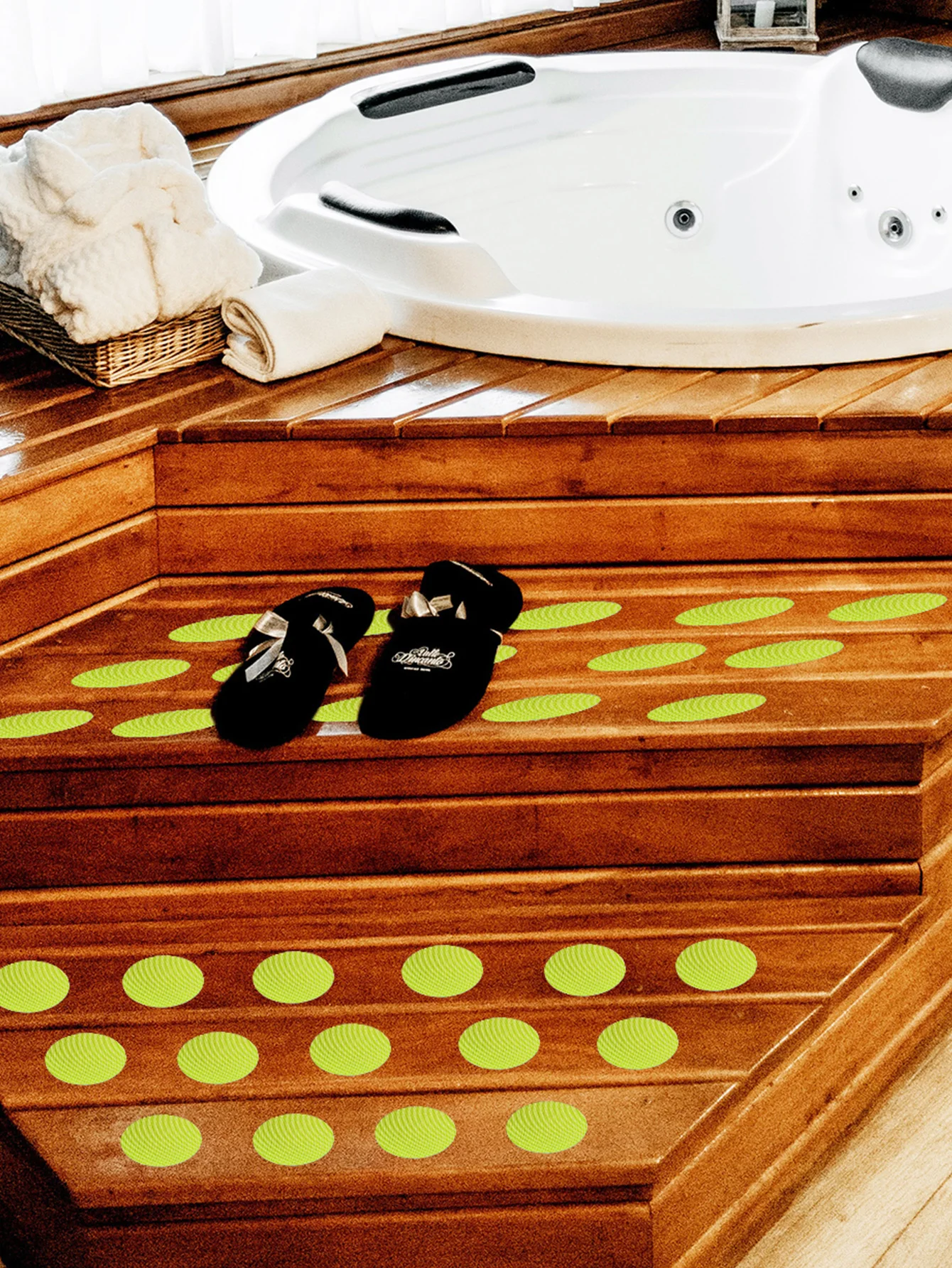 10pcs Shower Floor Anti-skid Pad Stickers Bath Safety Tape Strips Waterproof Anti-Slip Mat for For Bathtub Shower Stairs Floor