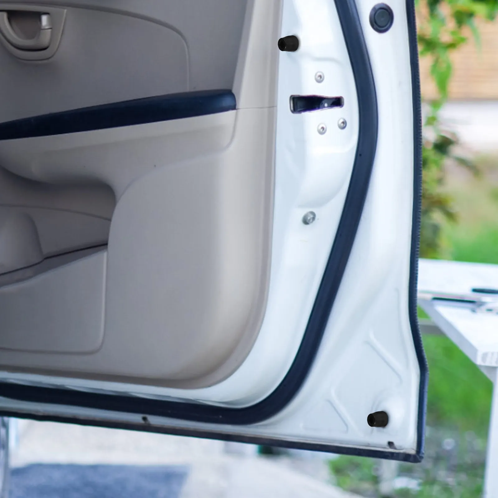 

20Pcs Rubber Door Shock Absorber Pads Universal Car Door Bumper Cushions for Front Rear Doors Hood Trunk Anti-Collision Buffer