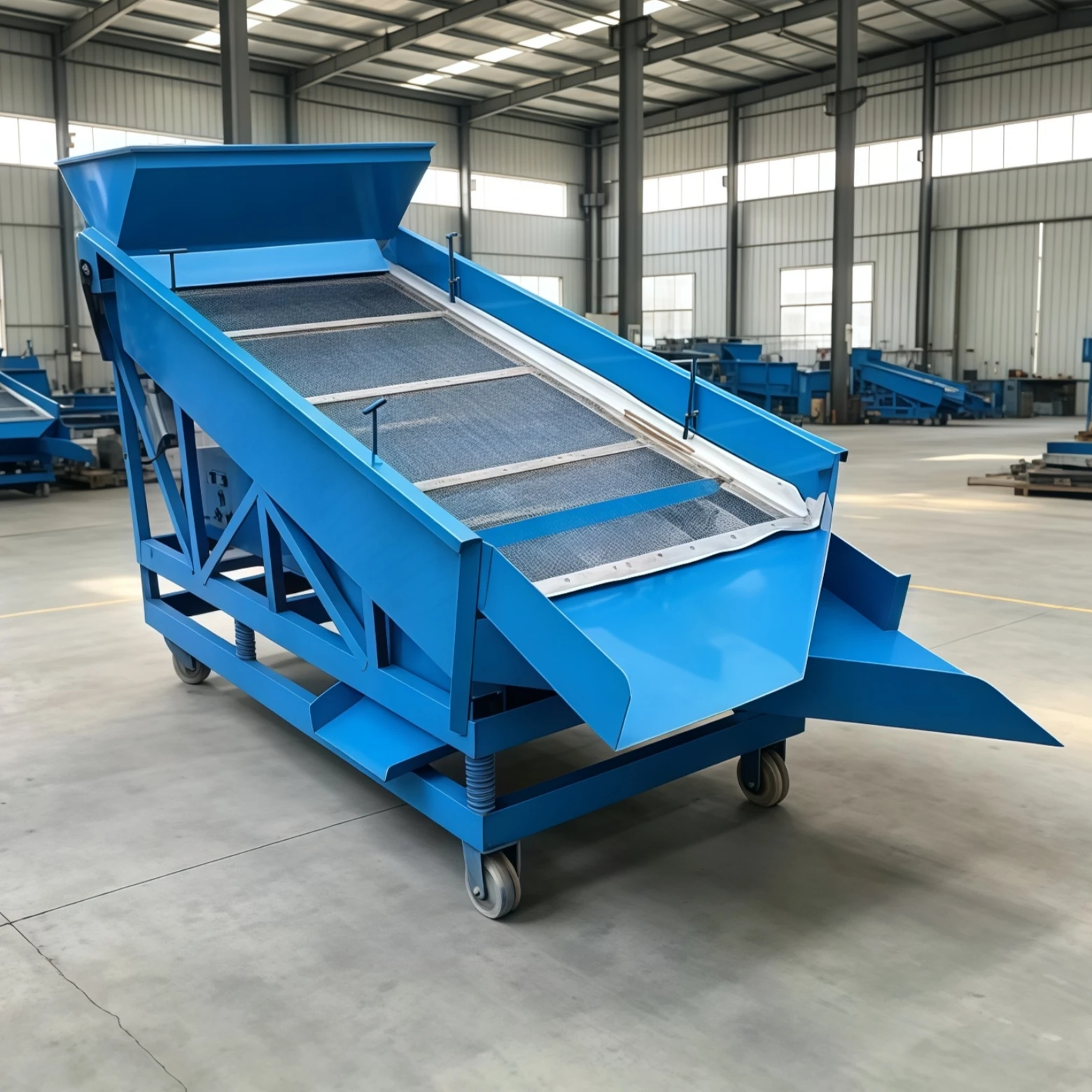 Small Fully Automatic Electric Linear Vibrating Screen Grain Sorting Machine Rice Seed Core Motor Component
