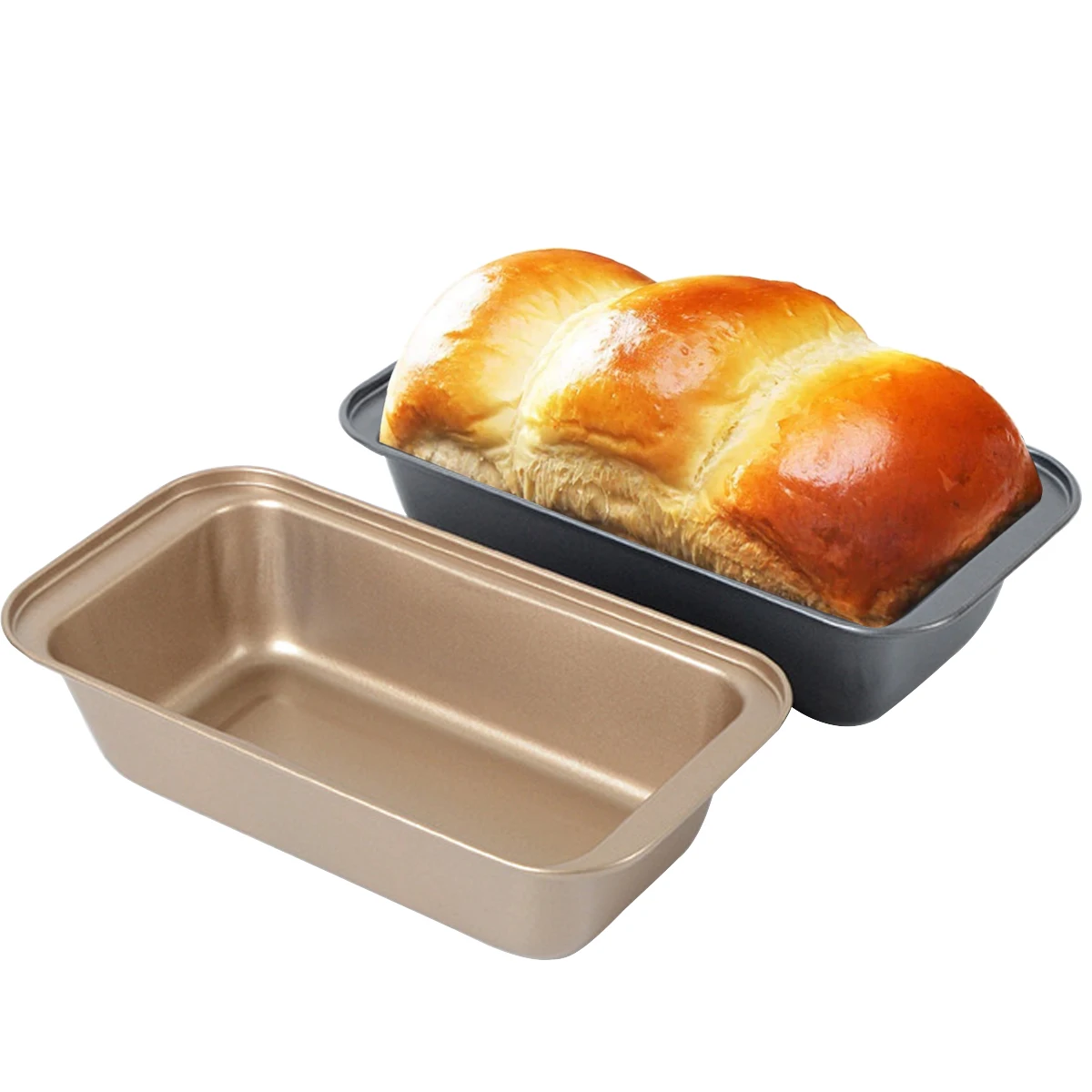 Nonstick Loaf Pan, Rectangle Carbon Steel Baking Toast Pan for Oven, Homemade Cakes, Breads, Meatloaf, Brownies Pound Cake Mold