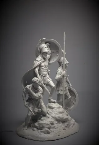 54mm Resin Model Figure GK，Unassembled and unpainted kit 116