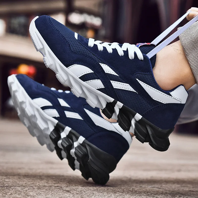 Zapatillas Deportivas para Hombre, Transpirables, Casuales, Antideslizantes, con Amortiguación, Cómodas para Caminar