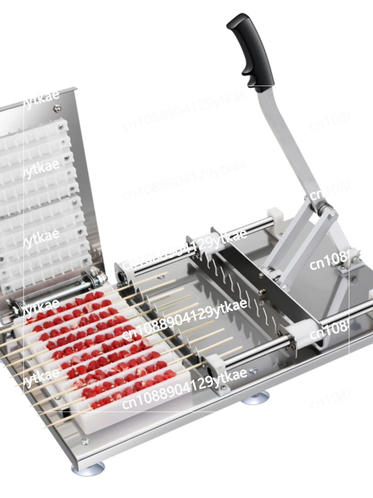 Skewer products, lamb skewers, grilled meat skewers, edible grilled meat skewers machine