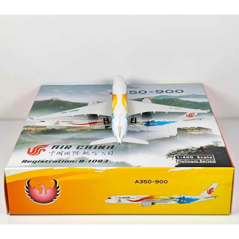 피닉스 1/400 스케일 에어차이나 A350-900 B-1083 다이캐스트 합금 항공기 모델 수집용 장식품