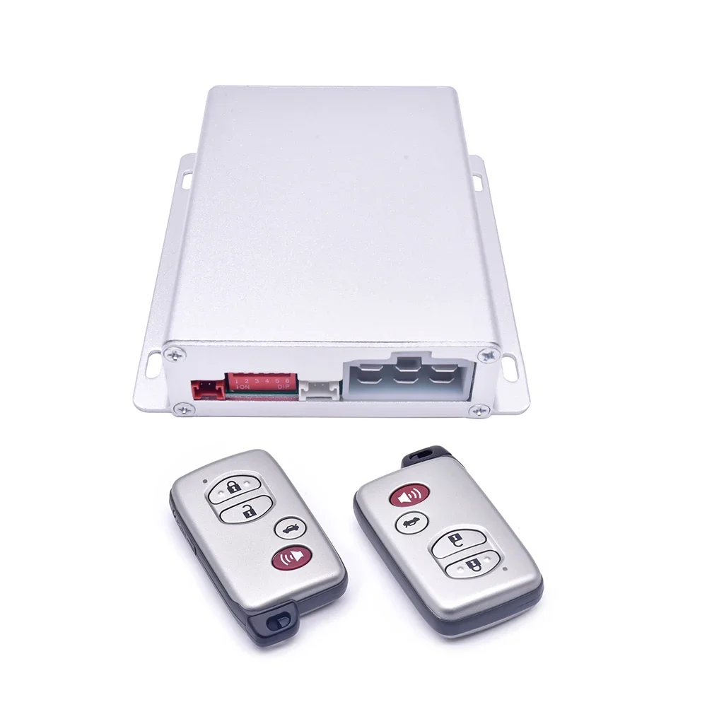 Sistem Entri Tanpa Kunci PKE Tombol Tekan Start Stop Starter Jarak Jauh Alarm Mobil Universal Mobil