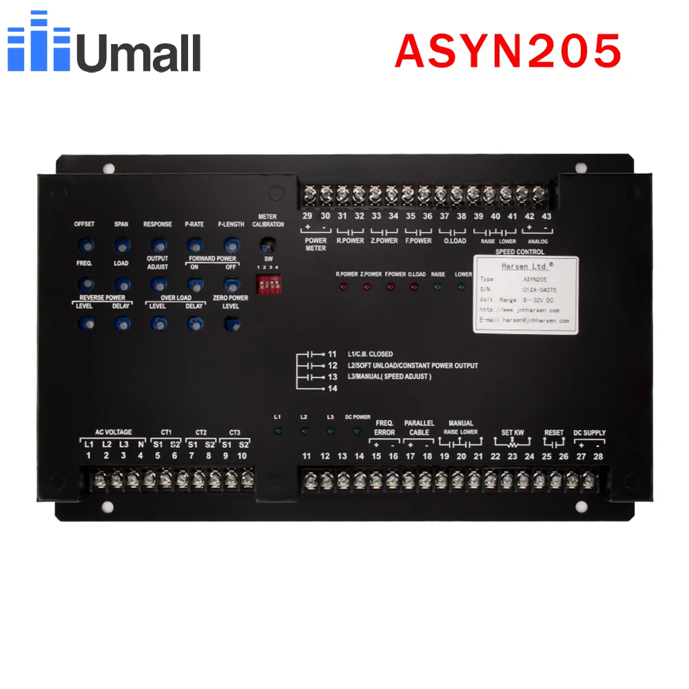 ASYN205 Harsen Kaixun controller Electric speed controller board Generator Parts