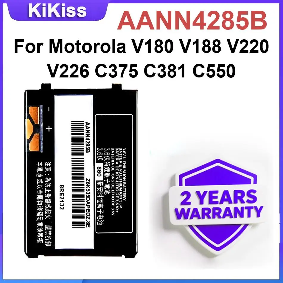 AANN4285B Handy-Akku für Motorola Moto V180 V188 V220 V226 C375 C381 C550 Brandneue Batterien