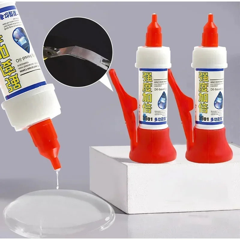 2pc 50ml Universal Sealer Welding Welding Oily Liquid Welding Repair Glue Adhesive Powerful Filler For Metal Leather Porcelain