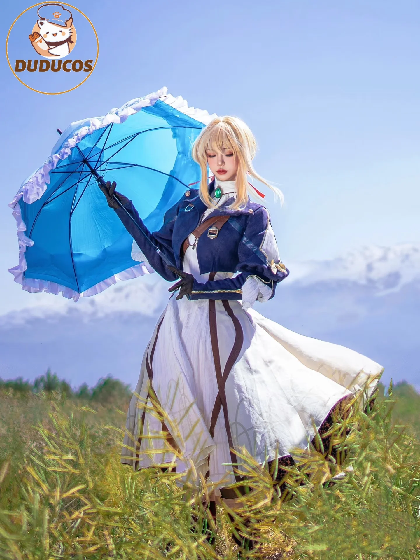 INSTOCK Violet Evergarden Cosplay Anime Violet Evergarden CosplayDUDU-SR vestido de mujer disfraz Anime Cosplay violeta byDUDU