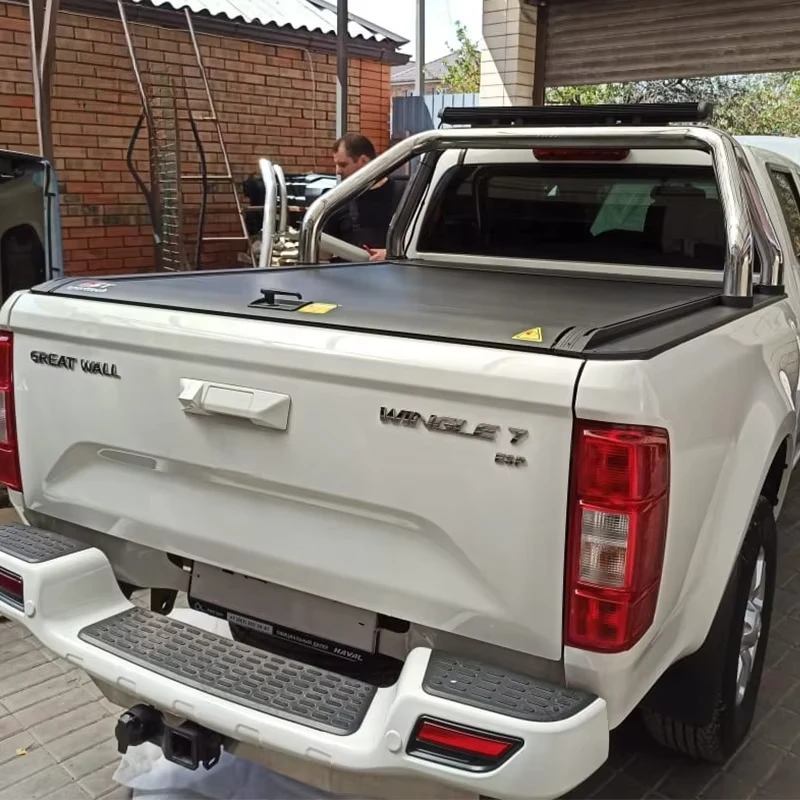 

Factory Directly Sale Pickup Retractable hard Tonneau cover Roller shutter for Great Wall Wingle 7 2021