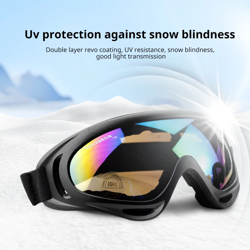 Dirt Bike Goggles Polarized Motocross Bike Outdoor Cycling Glasses Helmets Windproof Dustproof Anti Impact UV Protection Sunglas