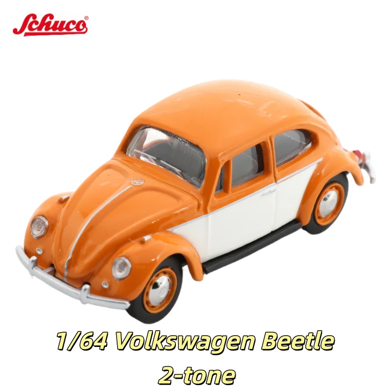 

Schuco 1/64 Volkswagen Beetle 2-тональная литая под давлением модель автомобиля из сплава, игрушка для мальчиков, детский подарок, коллекционное украшение для взрослых