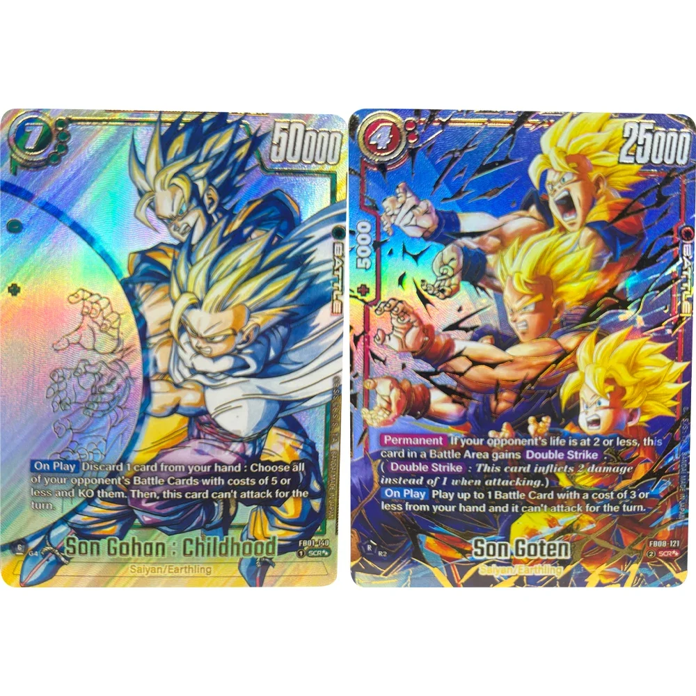 Dragon Ball Sammelkarten DIY FB08-121 Son Gohan EN Hochwertige selbstgemachte Spielkarten Geschenkspielzeug