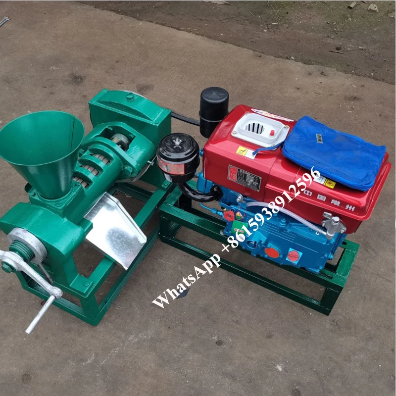 Diesel Oil Press Machine Commercial Mustard Presser 5500W Sunflower Seeds Peanut Sesame Eletric Extractor