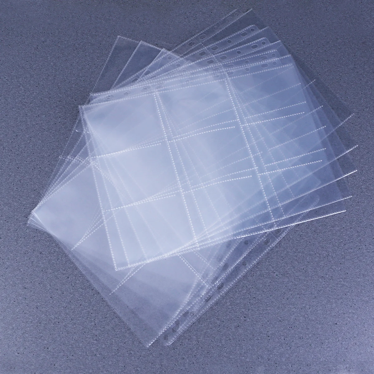 10Pcs 9 Pockets Photo Album Pages High Capacity Transparent Inserts for Picture Storage Ticket Holder Collectors Ideal