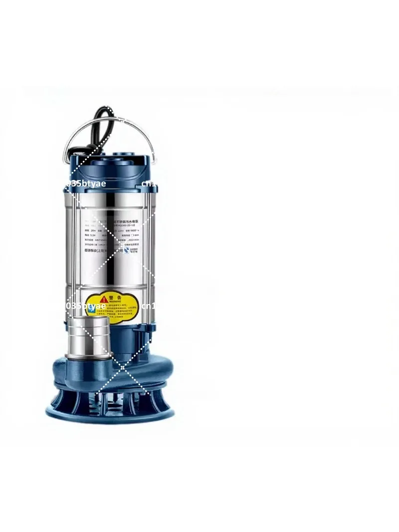 220V Stainless Steel Submersible Pump High Lift Deep Well Water Pump for Household Garden Irrigation