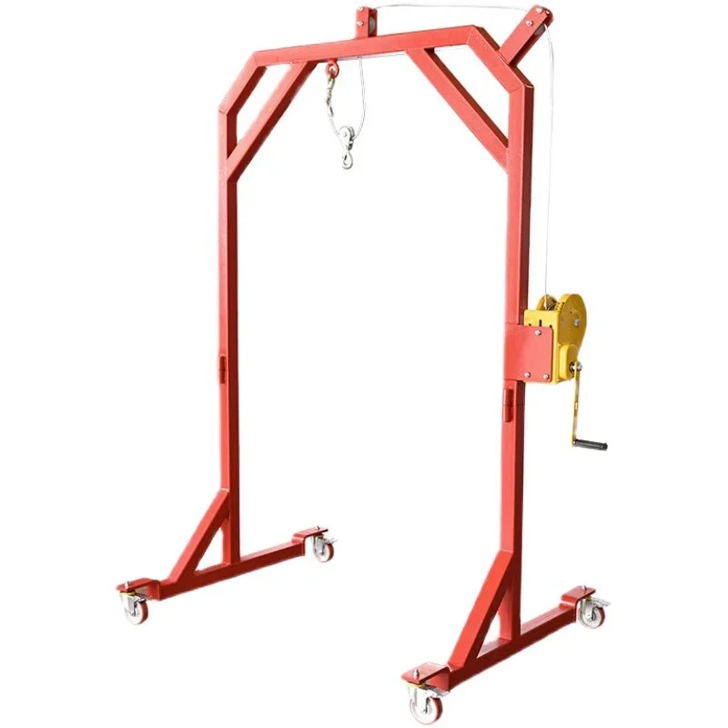 

Large-displacement motorcycle gantry crane Electric vehicle mobile assembly frame Lifting and dismantling lift
