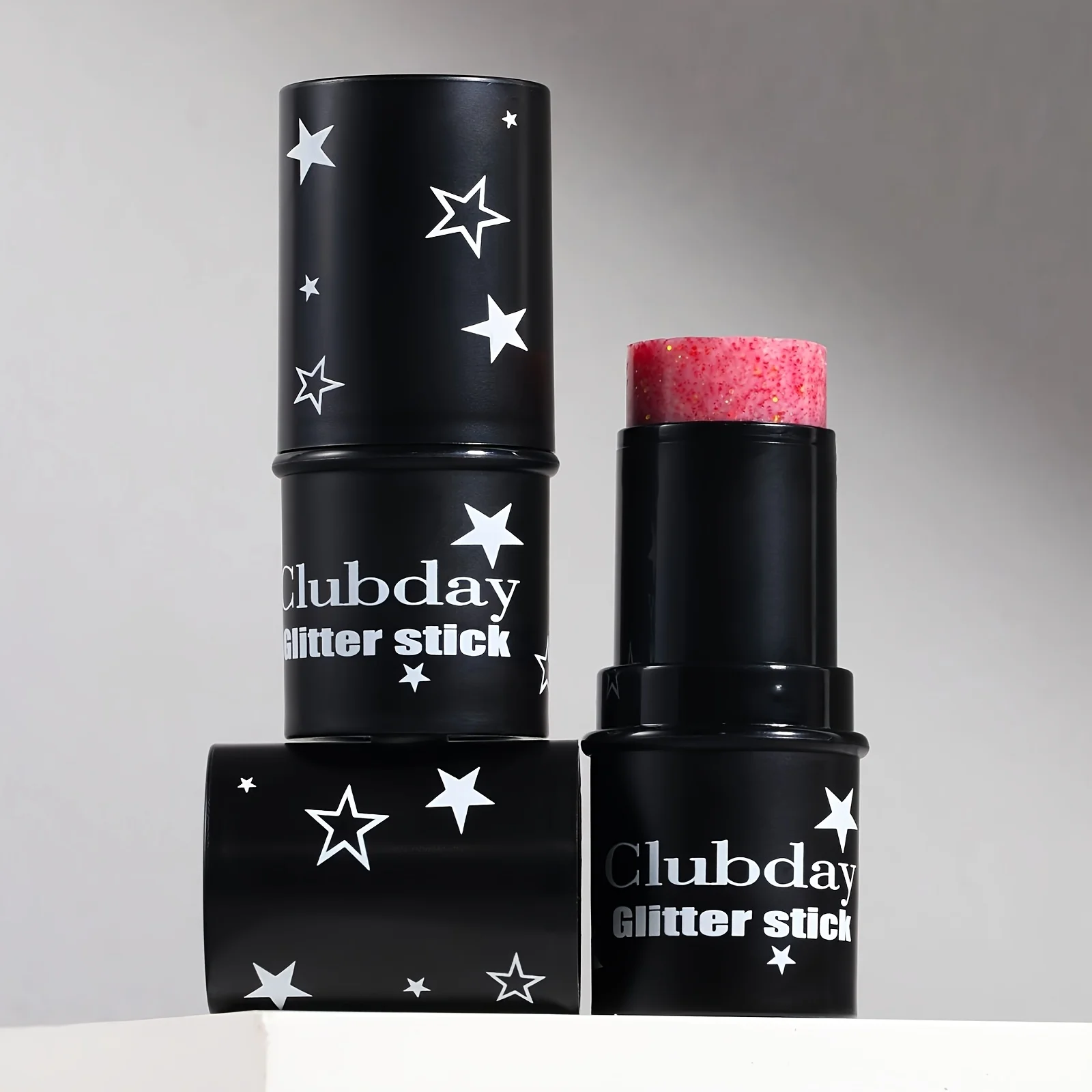 2 stick glitter multiuso per viso e corpo – Pastello evidenziatore ombretto luccicante, trucco olografico per festival