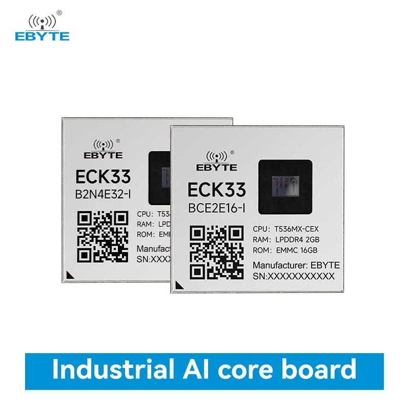 Allwiner T536 Core Board Quad-Core ARM NPU RISC-V Industrial Grade Linux Dual Gigabit Ethernet UART EBYTE ECK33 Series
